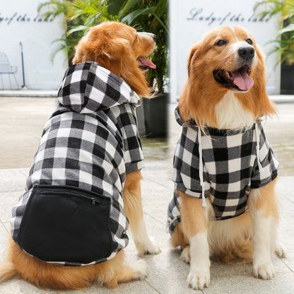 Fashion Pet Dog Simple Zipper Pocket Sweater - angle view - PET'S FUN | dog supplies