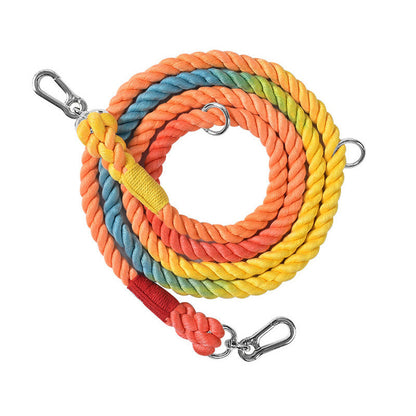 Multifunctional Braided Double-ended Dog Leash | PET'S FUN