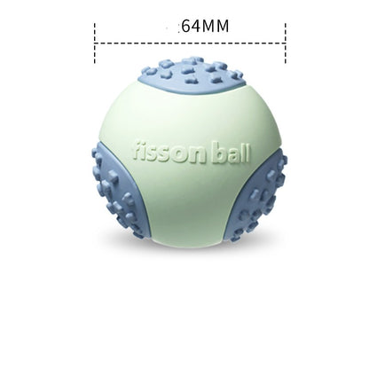 Floating Interactive Rubber Dog Toy Ball - lifestyle view - PET'S FUN | dog entertainment