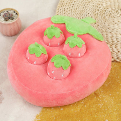 Pet Pull Radish Chick Gopher Hide and Seek - front view - PET'S FUN | interactive pet toy