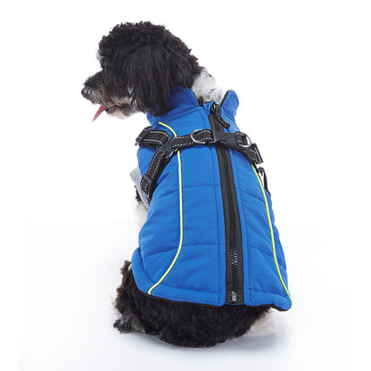 Winter Cashmere Pet Jacket - back view - PET'S FUN | pet entertainment