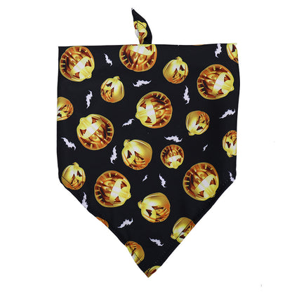 Halloween Dog Slobber Pet Scarf Pet - detail view - PET'S FUN | dog bed