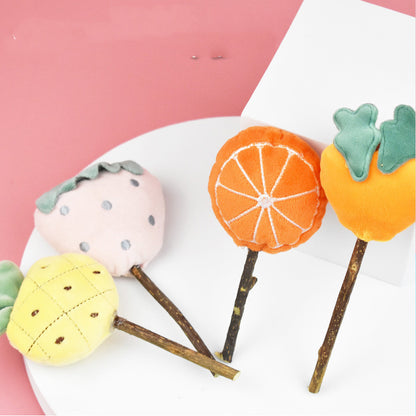 Cartoon Mutian Polygonum Teasing Cat Stick Cat with Molar Stick Catnip Toy