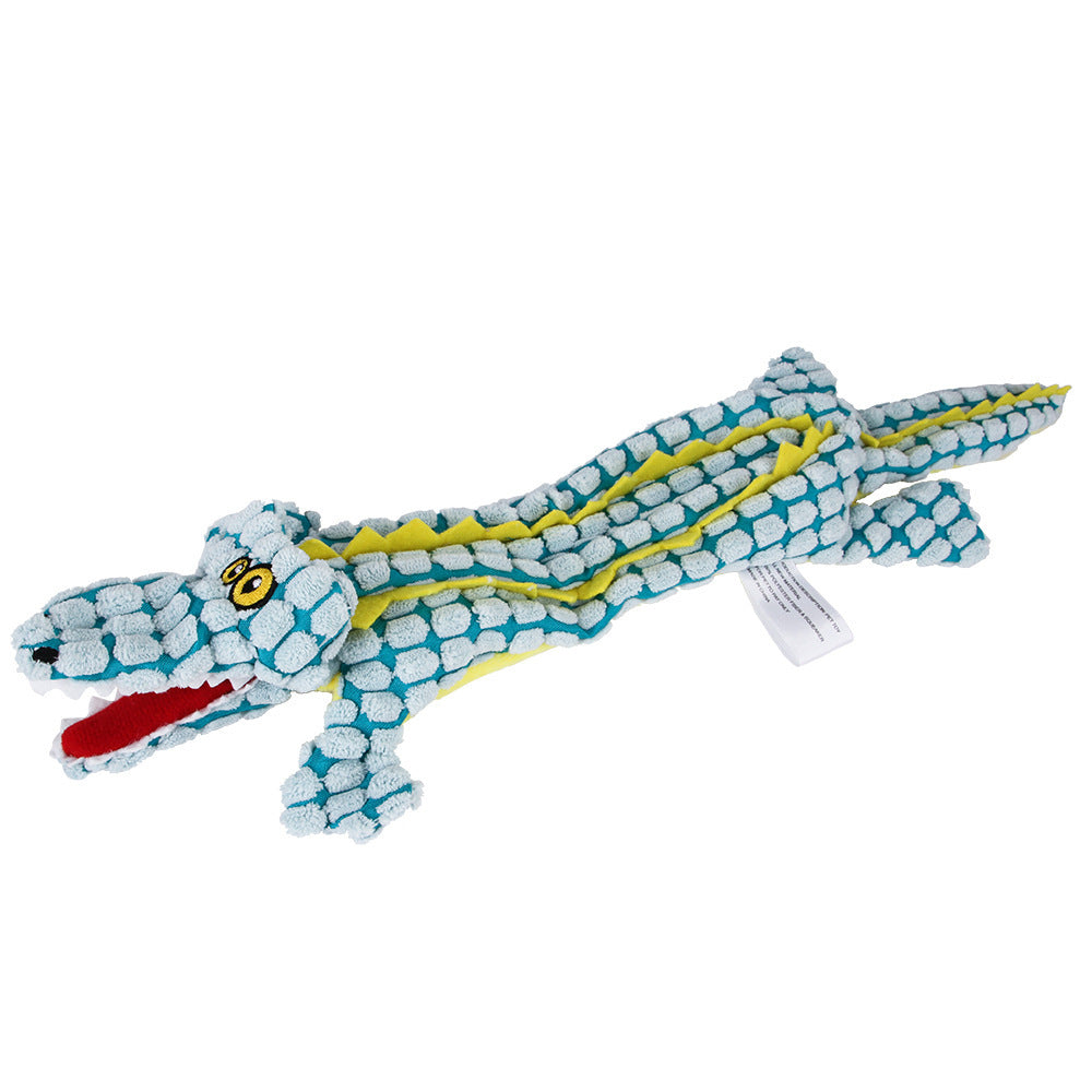 Dog Chew Toy Pet Plush Squeaky Paper Toy - angle view - PET'S FUN | dog supplies