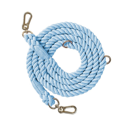 Multifunctional Braided Double-ended Dog - angle view - PET'S FUN | dog play