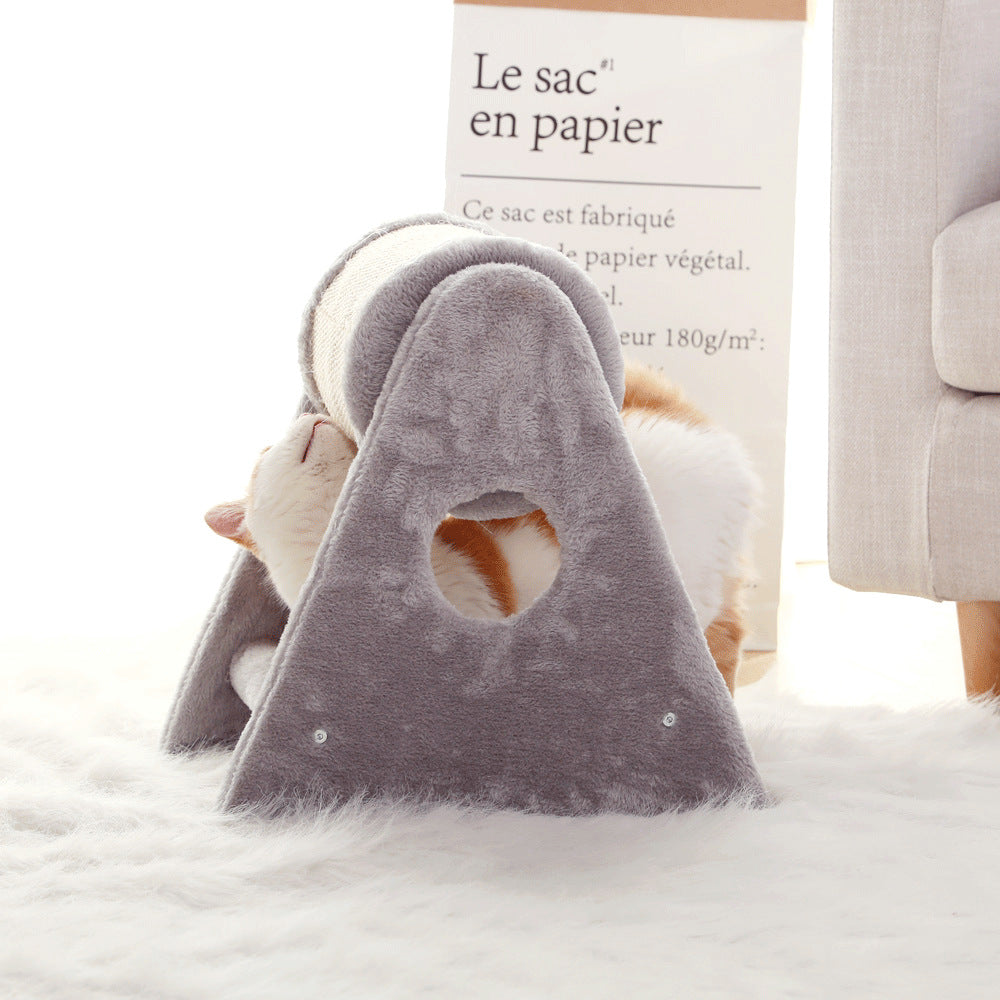 Cat Climbing Frame Small Diy Cat Climbing Frame Sisal - back view - PET'S FUN | cat accessories