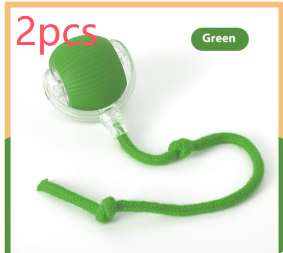 Electric Cat Toy Automatic Cat Ball Self-entertainment - detail view - PET'S FUN | cat accessories