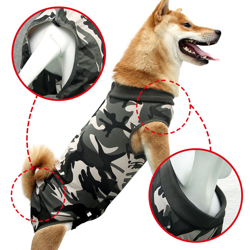 Fashion Personality Multi-color Pet Clothes - back view - PET'S FUN | pet accessories