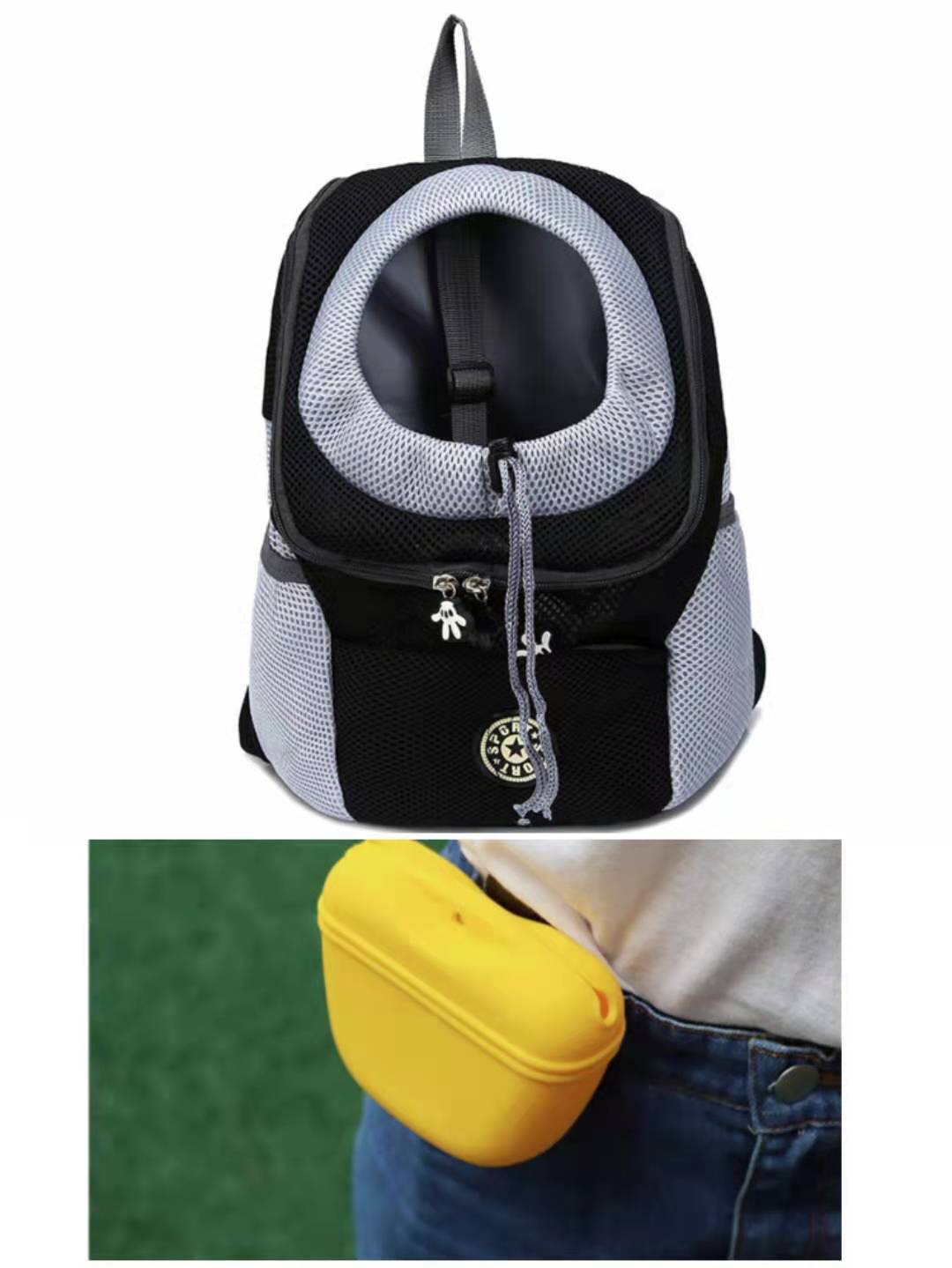 Portable Puppy Snack Bag Snack Bag Pet Training Bag with Clip M | PET'S FUN