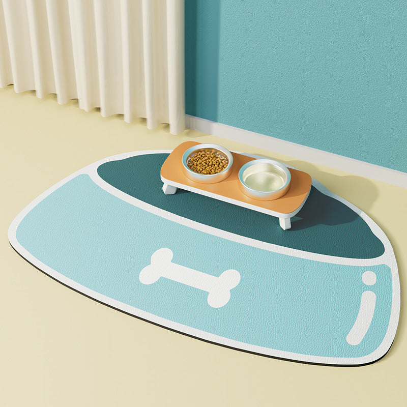 Pet Feeding Mat Silicone Non-slip Waterproof Feeding - front view - PET'S FUN | pet toy