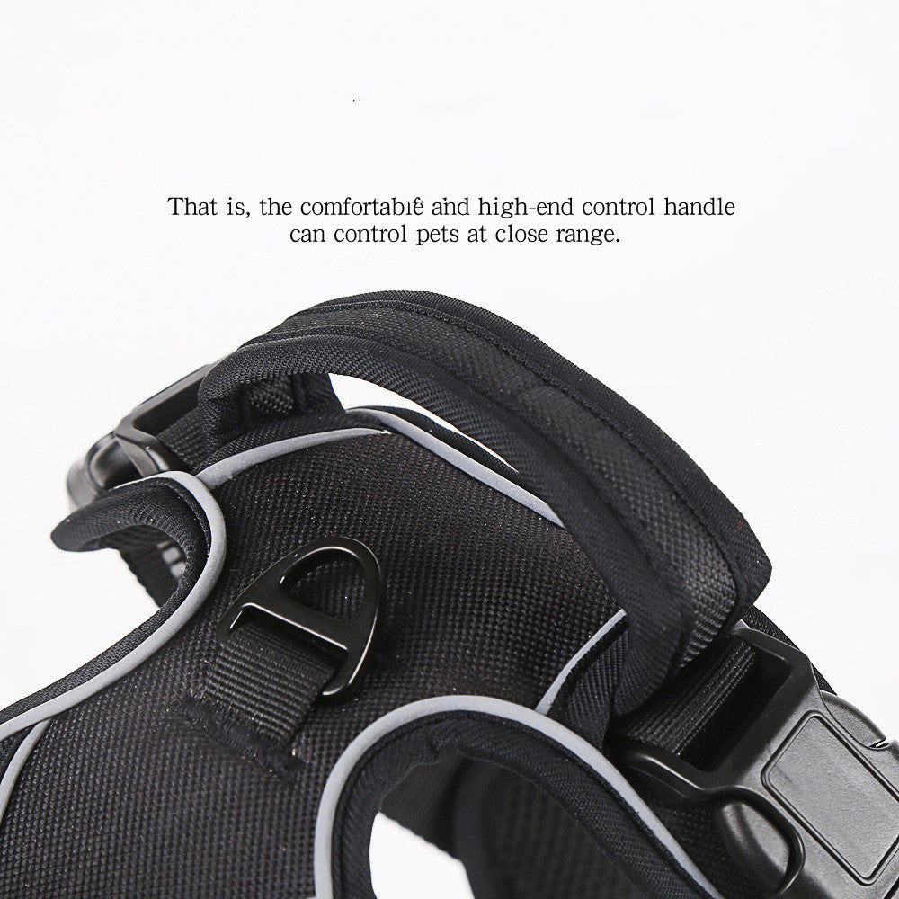 Dog Harness No Pull Breathable Reflective Pet Harness - front view - PET'S FUN | dog bed