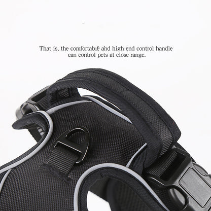 Dog Harness No Pull Breathable Reflective Pet Harness - front view - PET'S FUN | dog bed