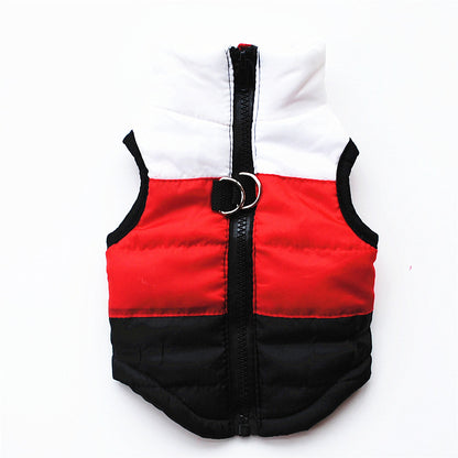 Winter Clothing Pet Clothes Vest Padded - side view - PET'S FUN | pet play