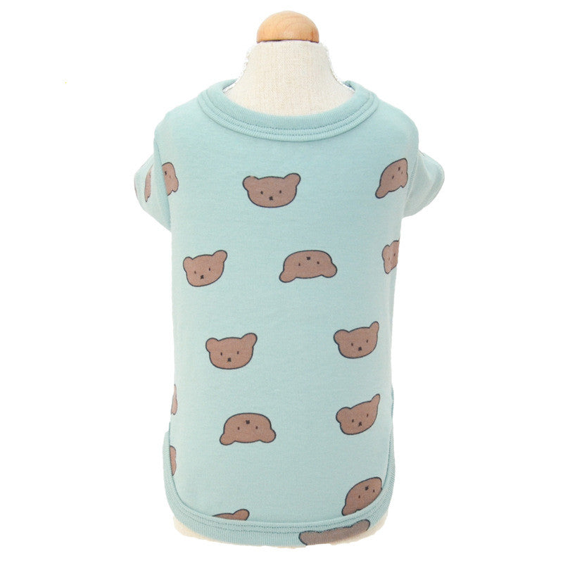 New Pet Clothing Two-piece Clothes - back view - PET'S FUN | pet accessories