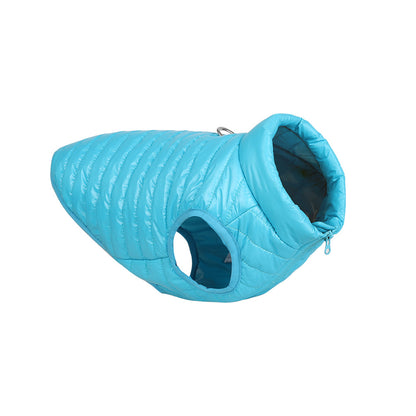 Autumn Winter Full Nylon Zipper Puppy Jacket - detail view - PET'S FUN | interactive dog toy