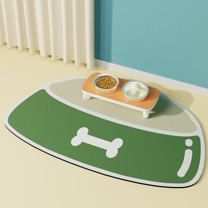 Pet Feeding Mat Silicone Non-slip Waterproof Feeding - lifestyle view - PET'S FUN | durable pet supplies