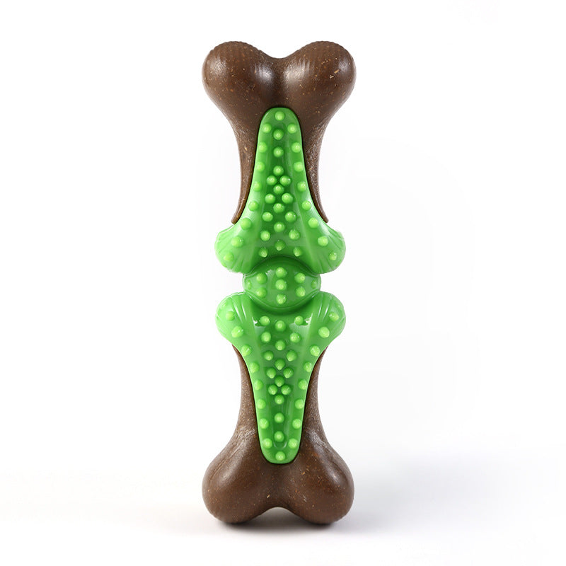 Dog Chew Toy for Large Dogs Rubber Bone Dog Toys for - lifestyle view - PET'S FUN | dog bed