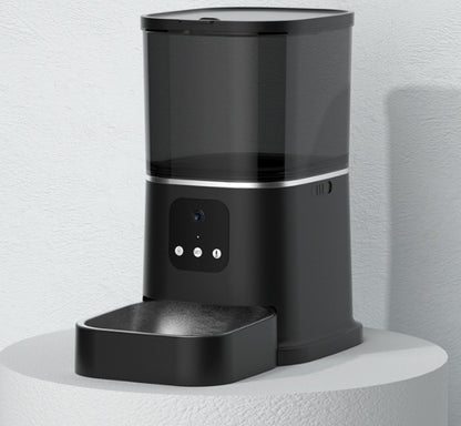 Pet Automatic Feeder Large Capacity Smart - side view - PET'S FUN | cat toy
