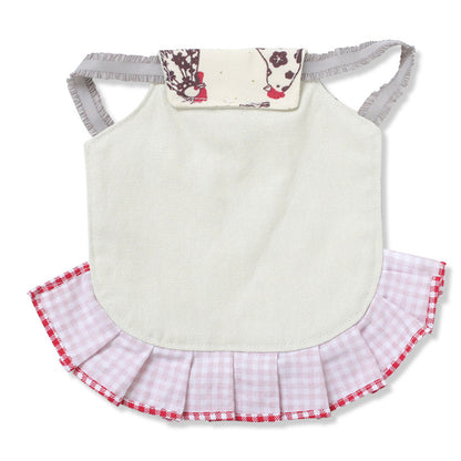 Apron Feather Protection Retainer Back - side view - PET'S FUN | pet supplies