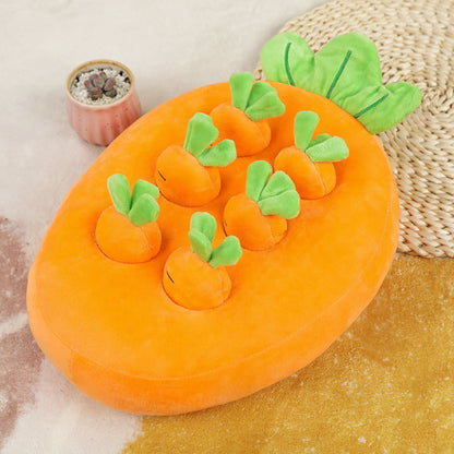 Pet Pull Radish Chick Gopher Hide and Seek - back view - PET'S FUN | pet entertainment