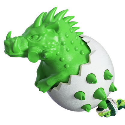 Wild Boar Egg Dog Toothbrush Molar Stick - side view - PET'S FUN | dog toy