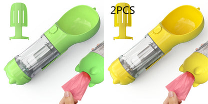 Pet Water Bottle Feeder Bowl Garbage Bag Storage Portable Pet O | PET'S FUN