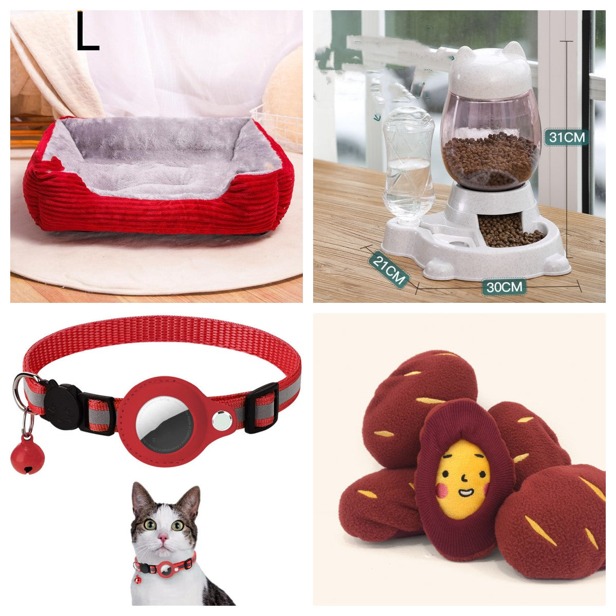 Teddy Small And Medium-Sized Dog Large Dog Supplies Bed - lifestyle view - PET'S FUN | interactive dog toy