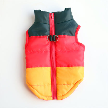 Winter Clothing Pet Clothes Vest Padded - detail view - PET'S FUN | pet supplies