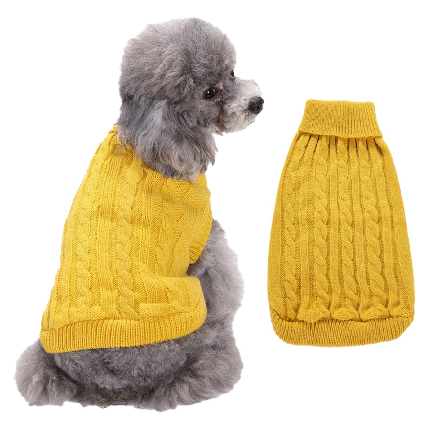 Solid Color Puppy Dog Clothes Teddy Bichon - front view - PET'S FUN | dog toy