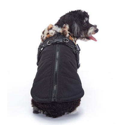 Winter Cashmere Pet Jacket - front view - PET'S FUN | pet play