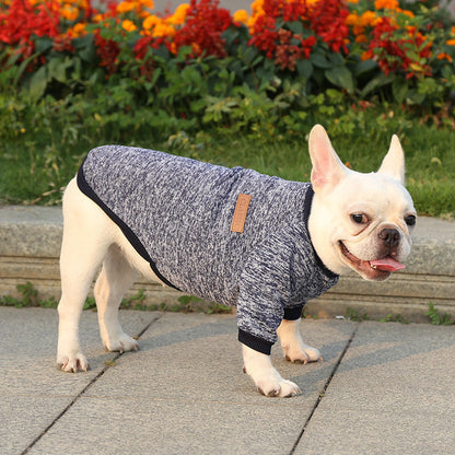 Fall Winter Sweater Two-legged Clothes Dog - back view - PET'S FUN | dog accessories