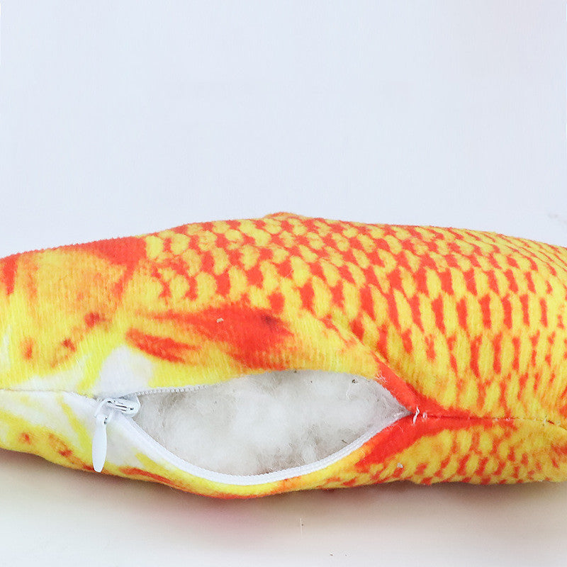 Pet Supplies Catnip Fish Toy Plush Simulation - detail view - PET'S FUN | cat bed