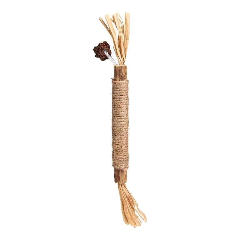 Cat Catnip Teething Stick Raffia Pet Toy