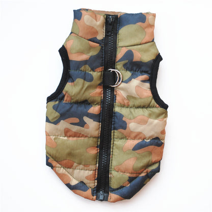Winter Clothing Pet Clothes Vest Padded - detail view - PET'S FUN | pet entertainment