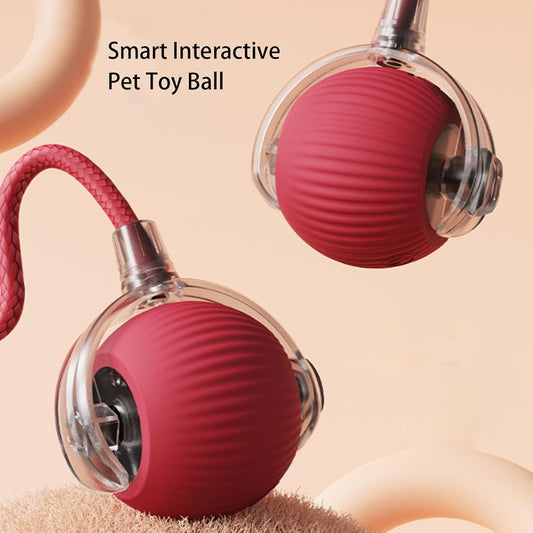 Rolling Ball for Dogs Doggie Ball Interactive Dog - side view - PET'S FUN | dog supplies