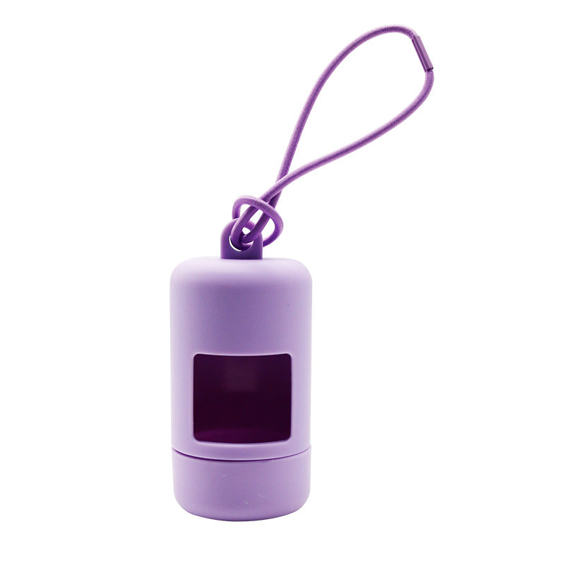 Portable Pvc Poop Bag Dispenser Dog Waste Bag Holder - side view - PET'S FUN | interactive dog toy