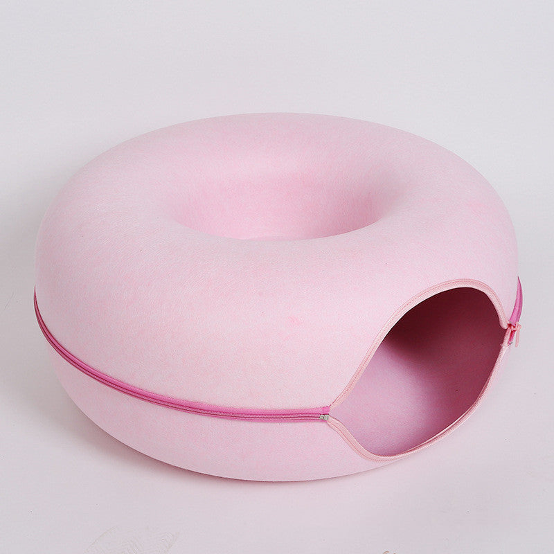 Four Seasons Available Cat Nest Round Woolen Felt