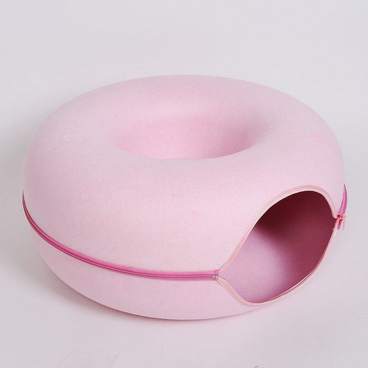 Four Seasons Available Cat Nest Round Woolen Felt