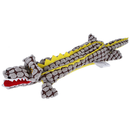 Dog Chew Toy Pet Plush Squeaky Paper Toy - side view - PET'S FUN | interactive dog toy