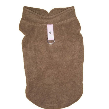 Fleece Pet Dog Clothes Puppy Coat Jacket for - back view - PET'S FUN | dog entertainment