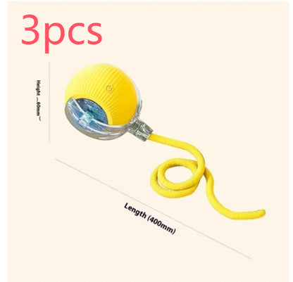 Electric Cat Toy Automatic Cat Ball Self-entertainment - detail view - PET'S FUN | cat bed