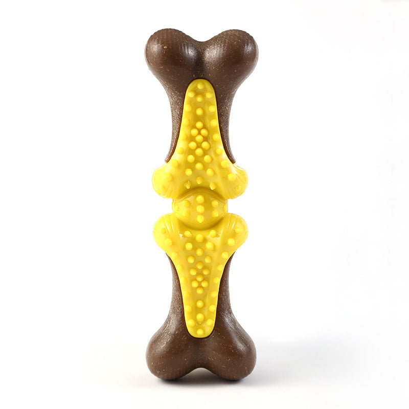 Dog Chew Toy for Large Dogs Rubber Bone Dog Toys for - lifestyle view - PET'S FUN | dog toy