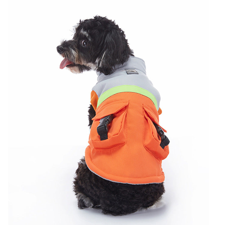 Winter Cashmere Pet Jacket - side view - PET'S FUN | pet play