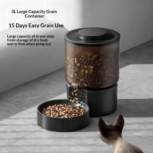 Smart Automatic Pet Feeder 3L WiFi App Control
