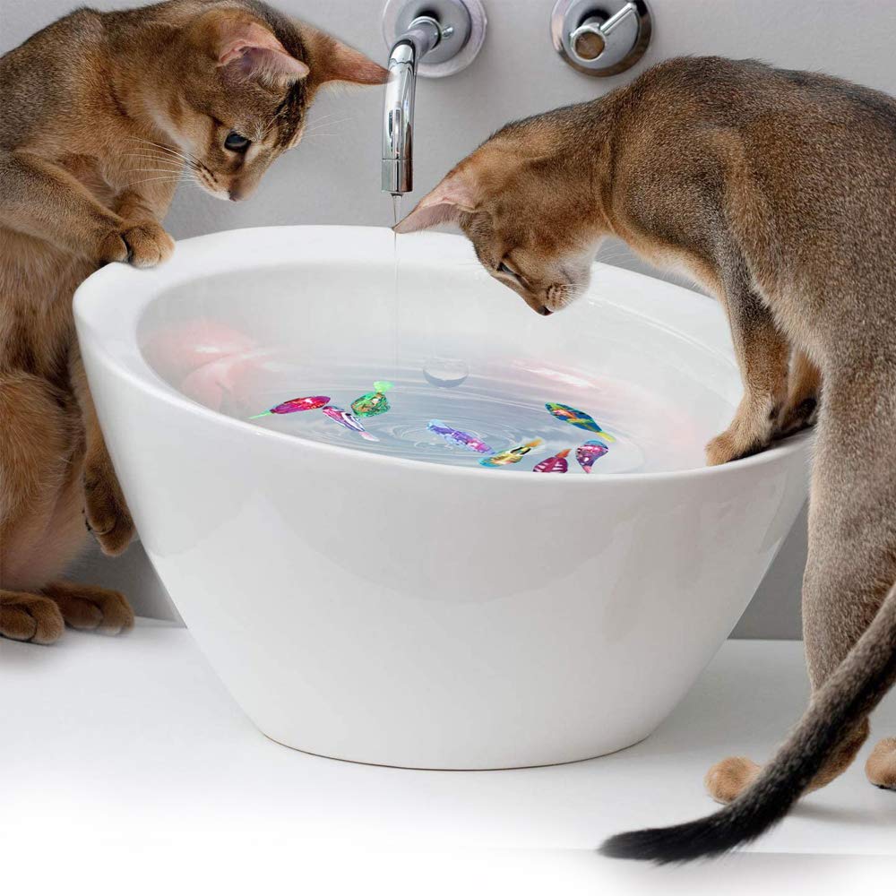 Cat Interactive Electric Fish Water Toy for Indoor - back view - PET'S FUN | cat accessories