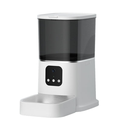 Pet Automatic Feeder Large Capacity Smart - back view - PET'S FUN | interactive cat toy