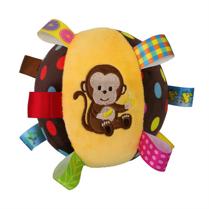 Plush Dog Sound Ringing Ball, Interactive Pet Toy, - detail view - PET'S FUN | dog supplies