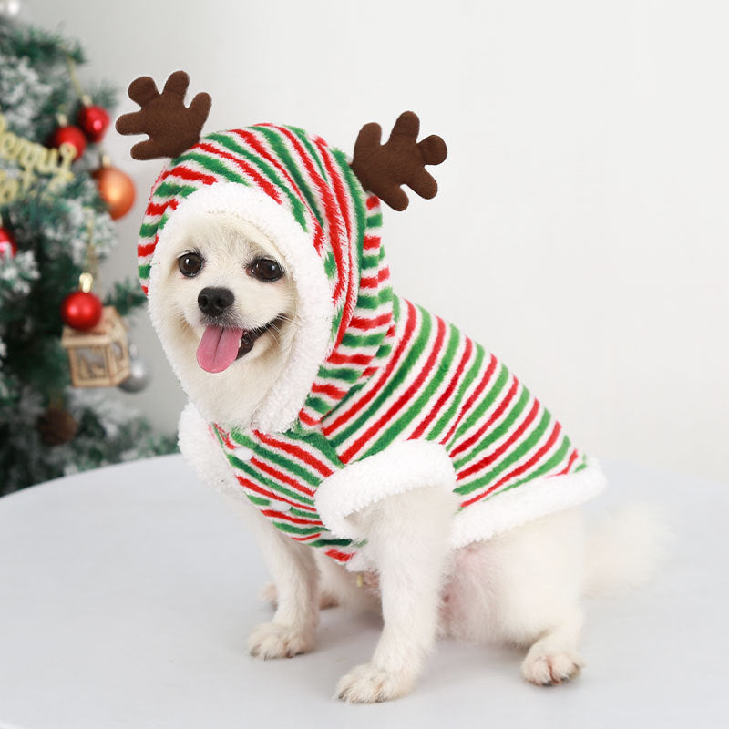 Dog Christmas Pet Supplies Clothes - angle view - PET'S FUN | dog entertainment